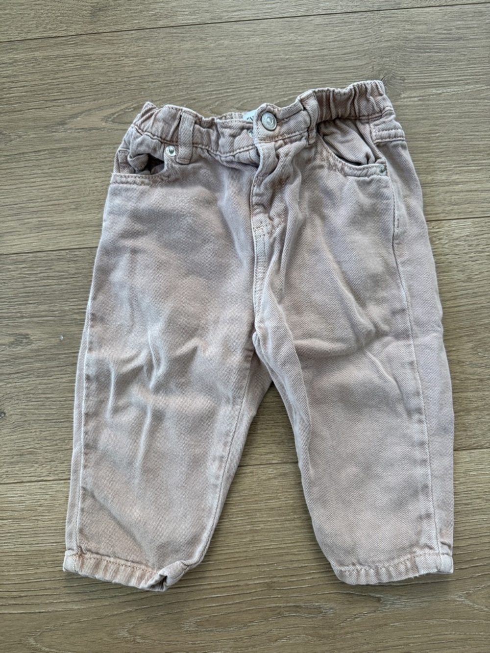 Zara toddler tan relaxed pant  12-18months